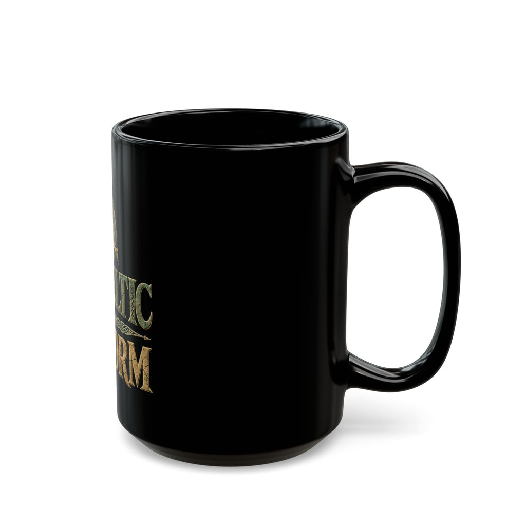 Too Celtic to Conform Black Mug