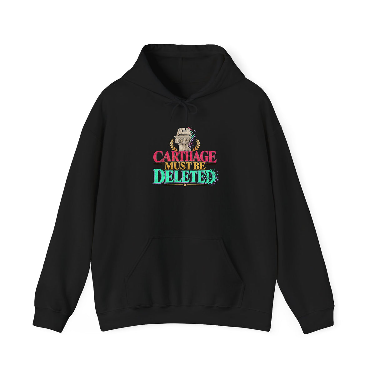 Carthage Must Be Deleted Graphic Hoodie