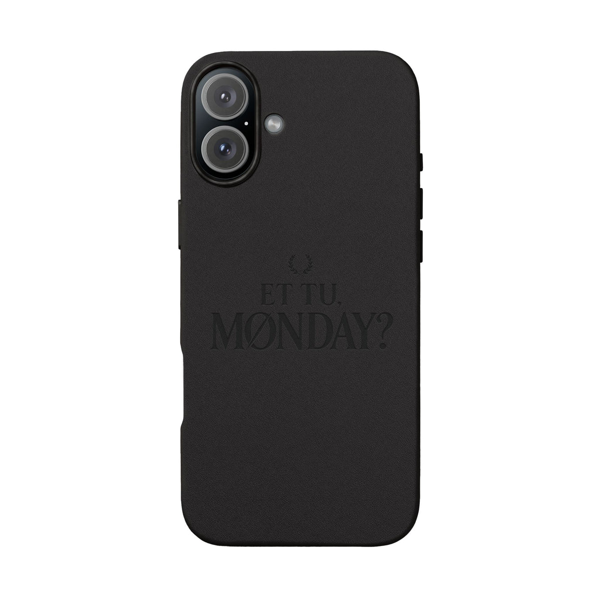 Personalized Engraved PU Leather Phone Case