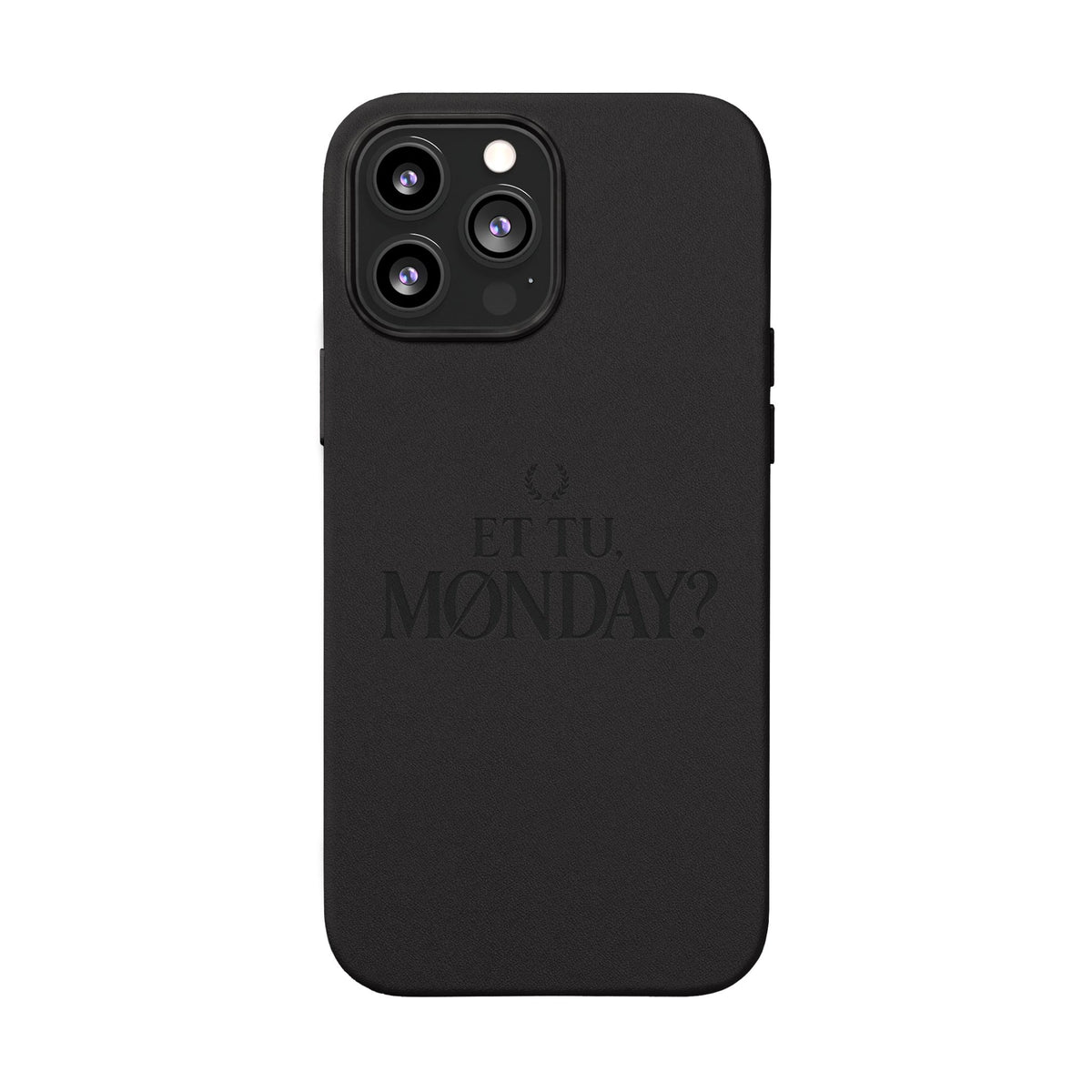 Personalized Engraved PU Leather Phone Case