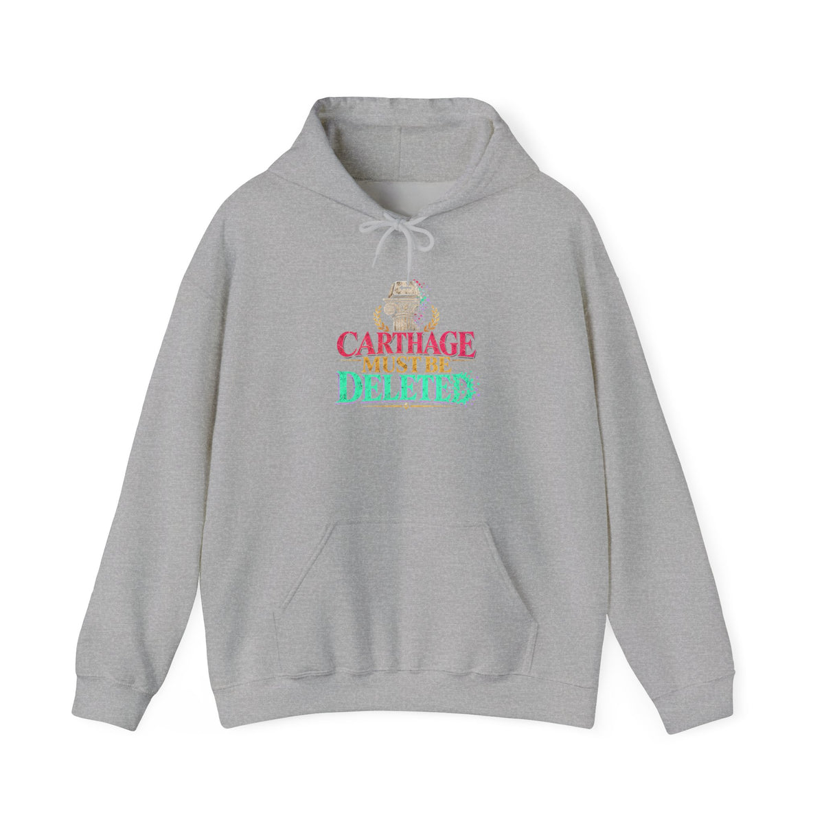 Carthage Must Be Deleted Graphic Hoodie