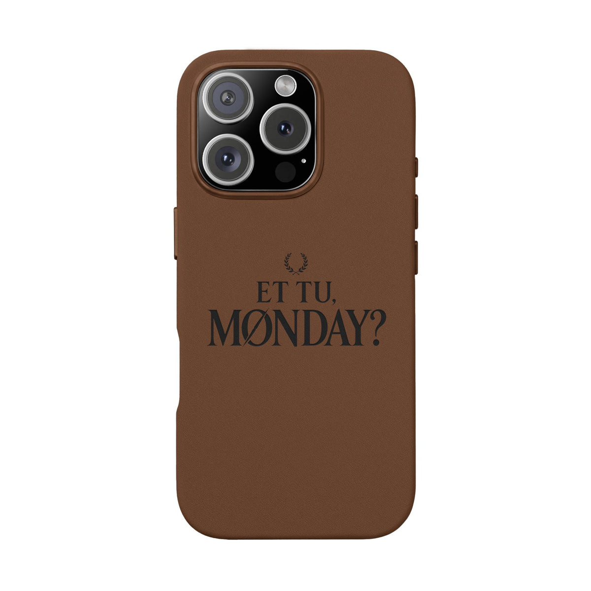 Personalized Engraved PU Leather Phone Case