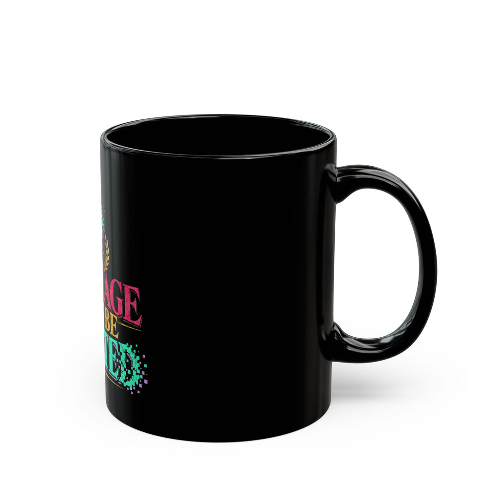 Carthage Must Be Deleted Black Mug