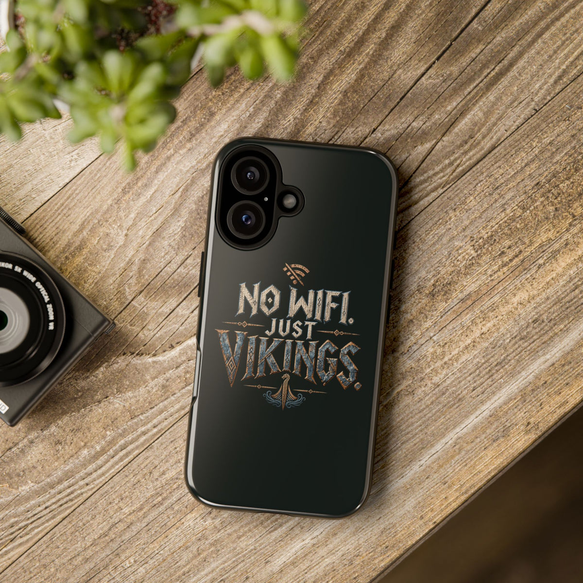 No Wifi Just Vikings Phone Case