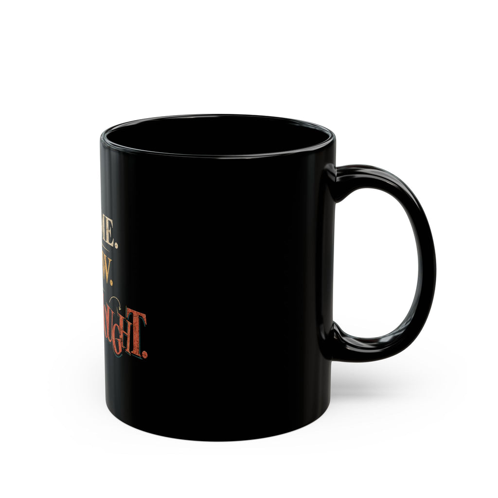 Black Mug – “I Came, I Saw, I Overthought” Funny Overthinking Coffee Cup