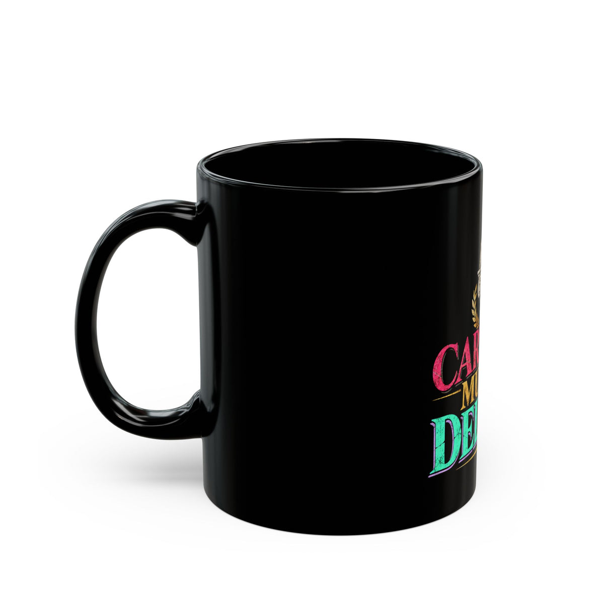 Carthage Must Be Deleted Black Mug