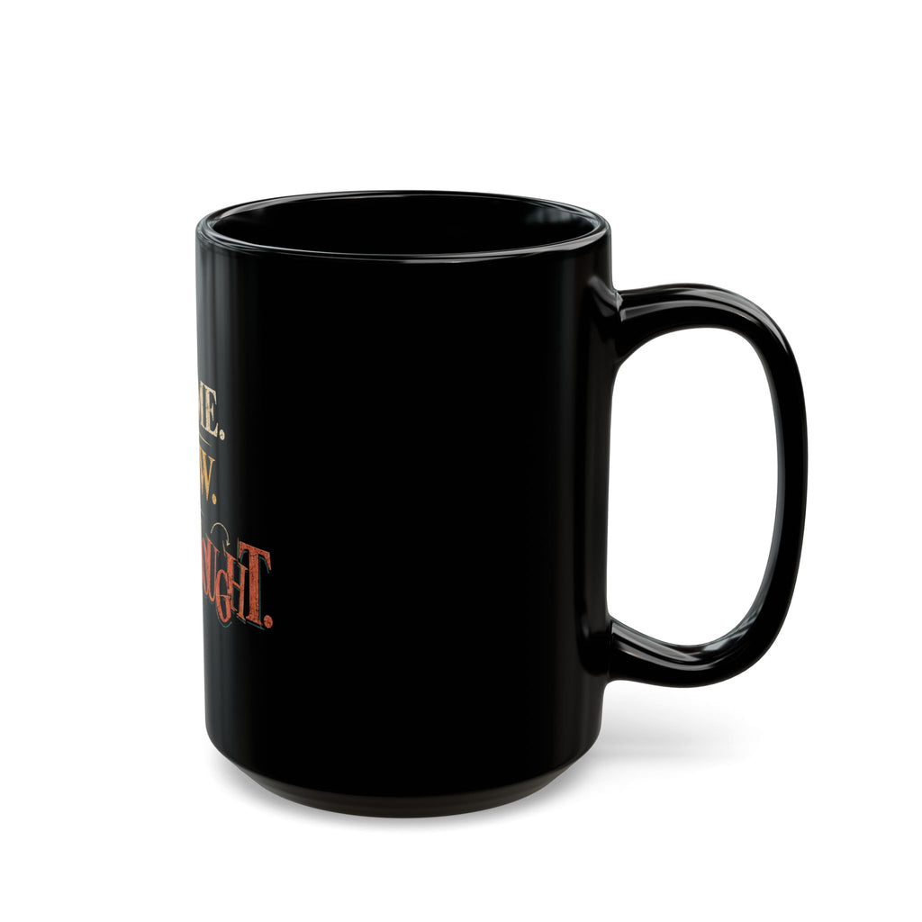 Black Mug – “I Came, I Saw, I Overthought” Funny Overthinking Coffee Cup