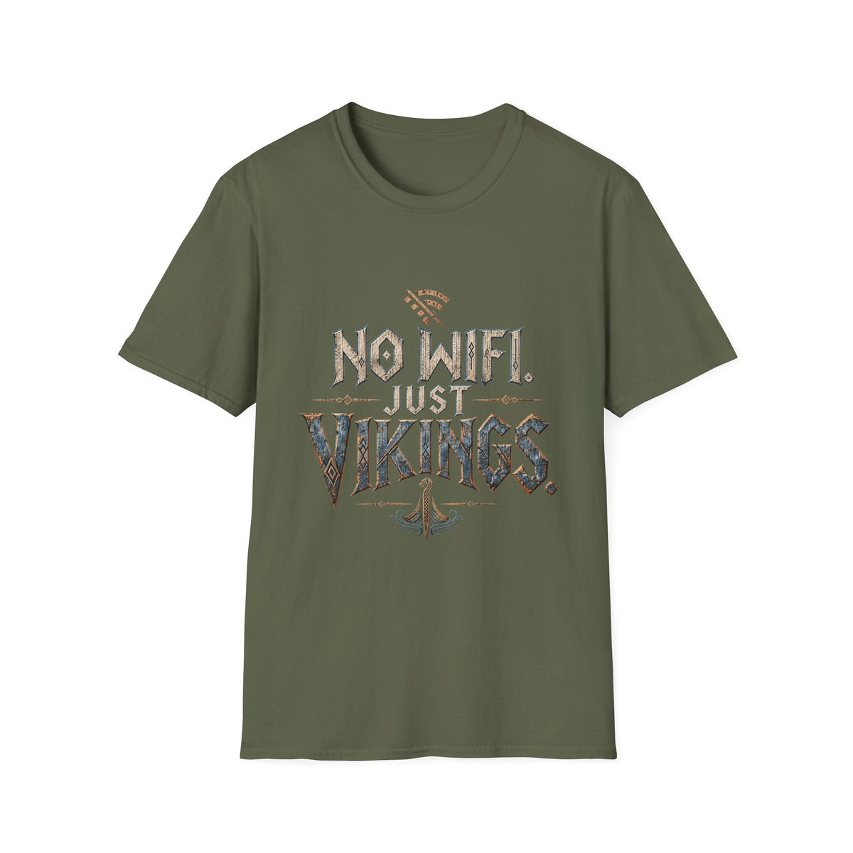 No WiFi Just Vikings T-Shirt