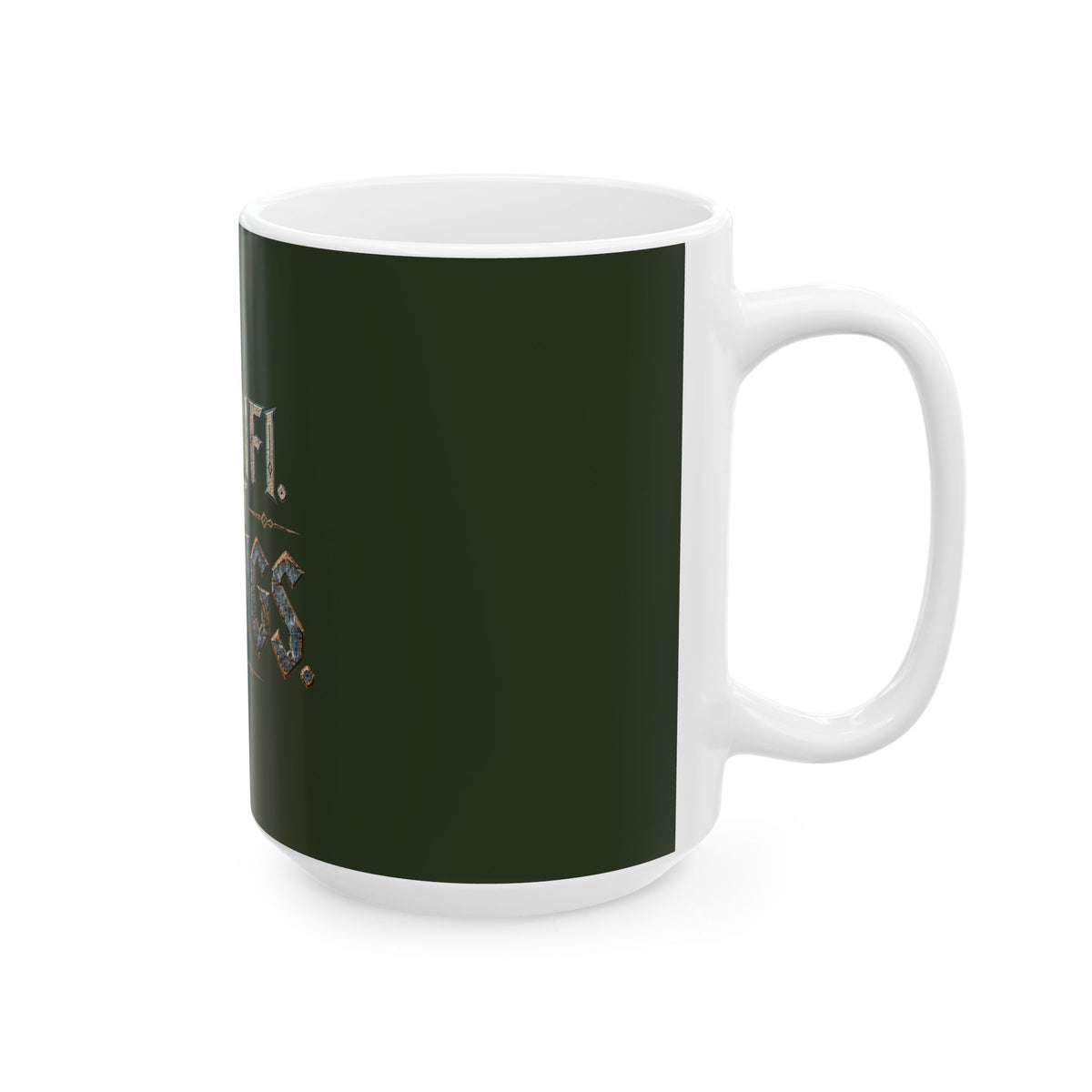 No Wifi Just Vikings Ceramic Mug