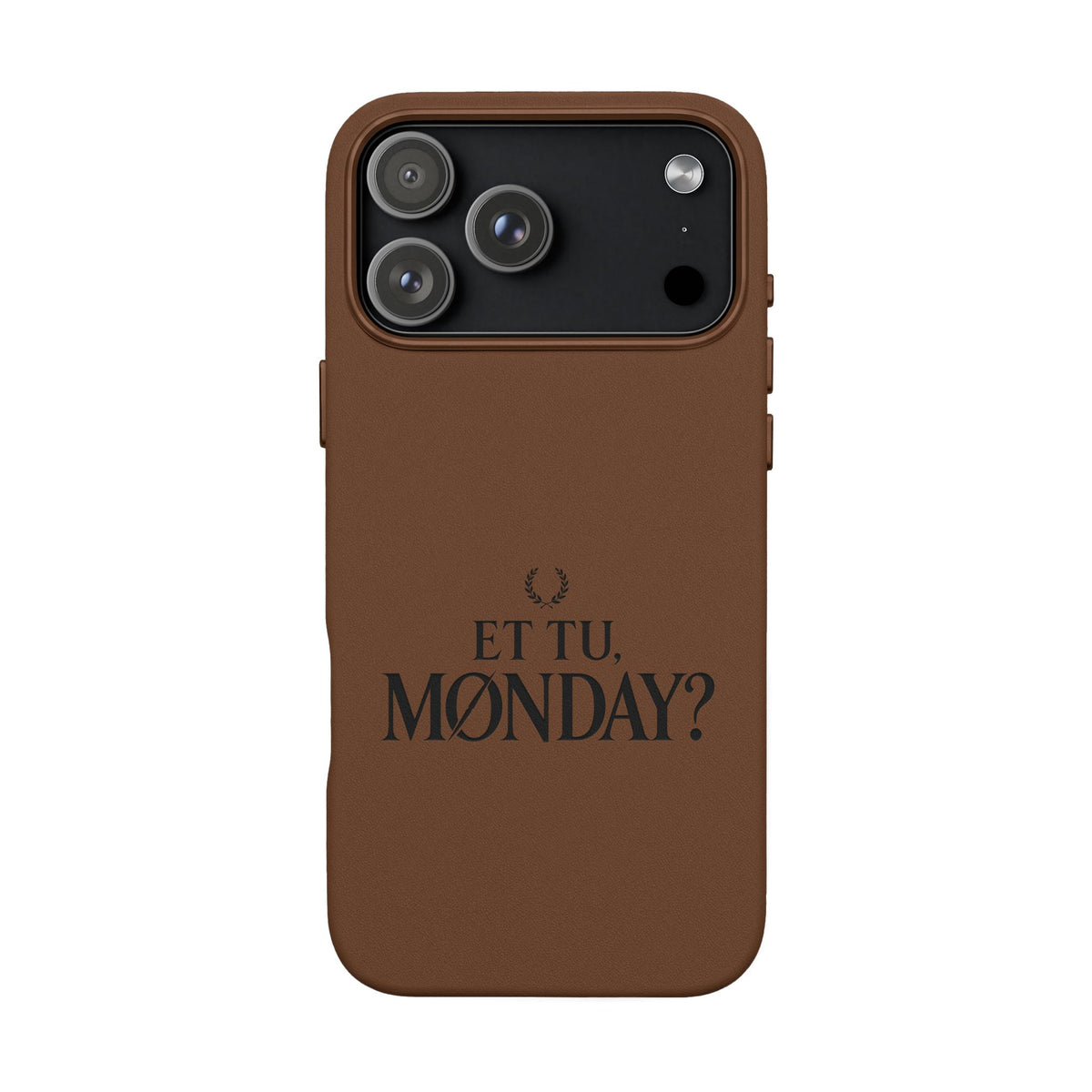 Personalized Engraved PU Leather Phone Case