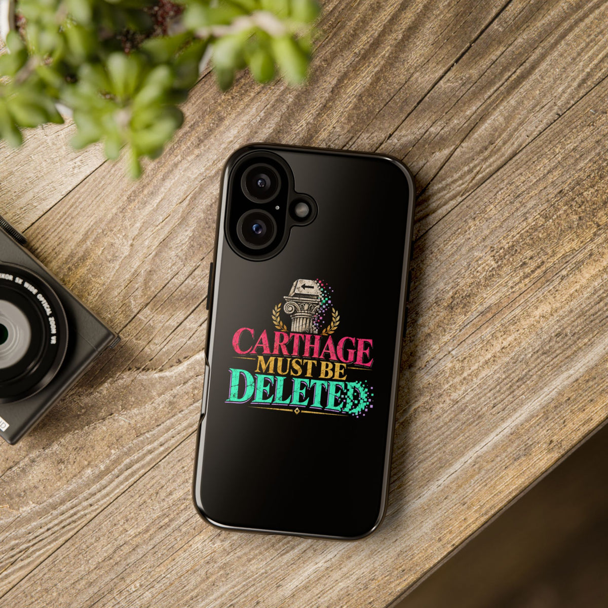 Carthage Must Be Deleted Tough Phone Case