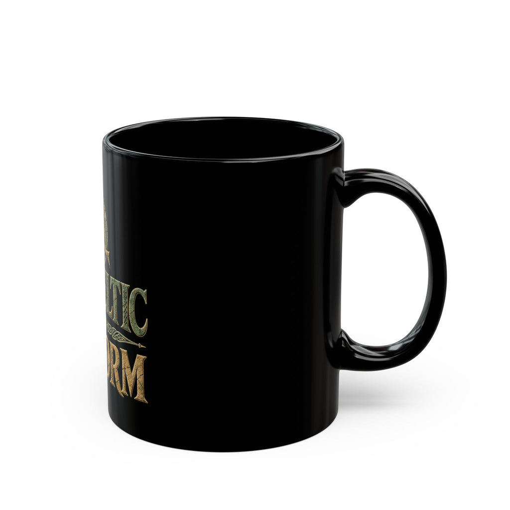Too Celtic to Conform Black Mug