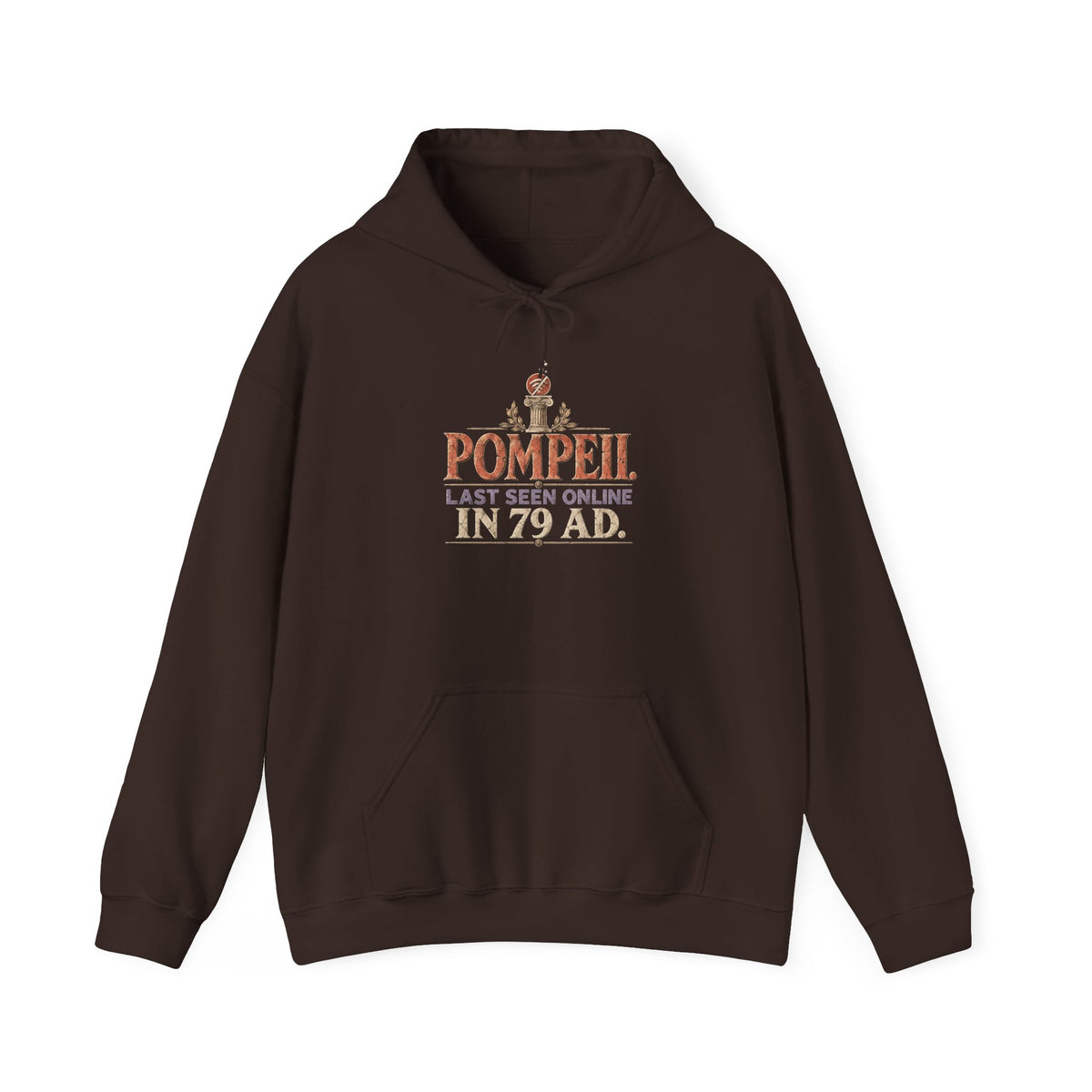 Pompeii Last Seen Online in 79 AD History Hoodie