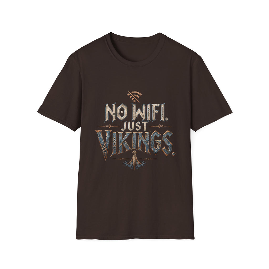 No WiFi Just Vikings T-Shirt