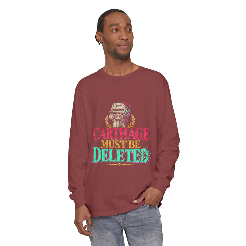 Carthage Must Be Deleted Long Sleeve T-Shirt