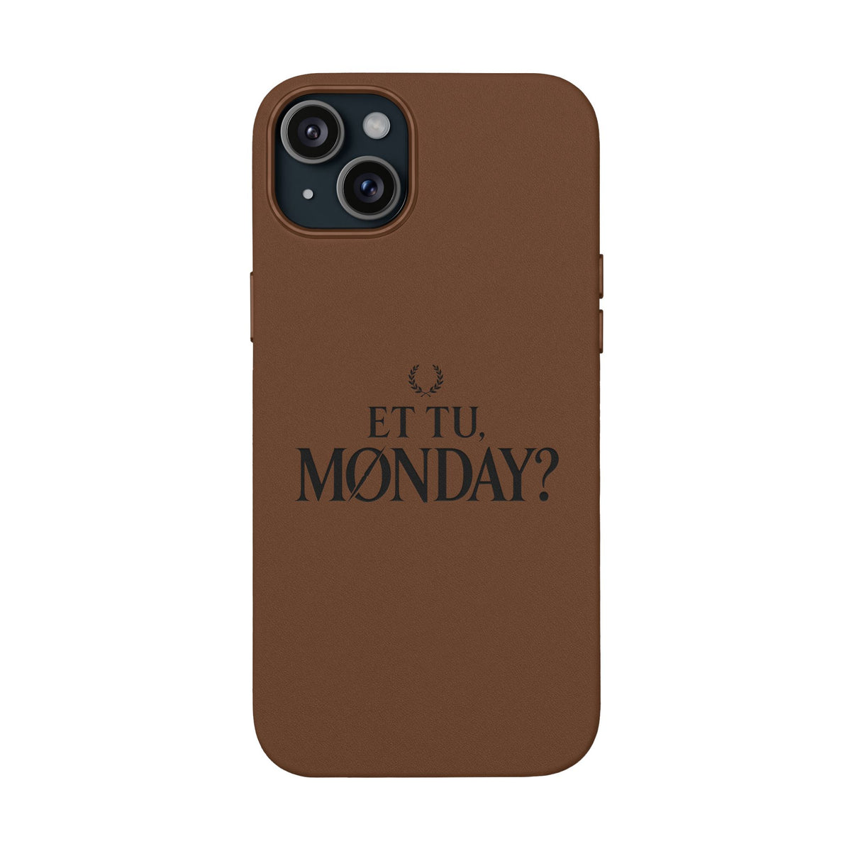 Personalized Engraved PU Leather Phone Case