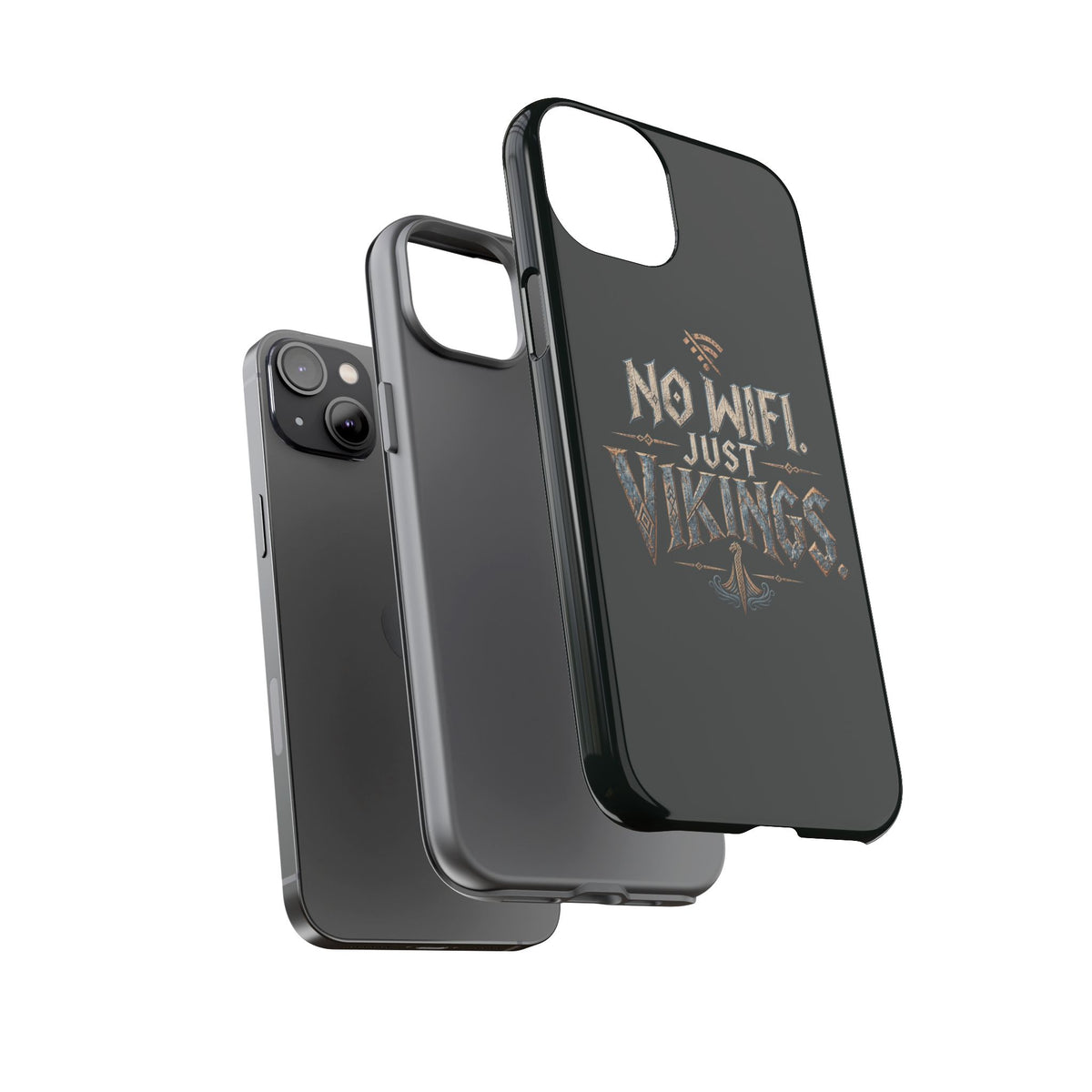 No Wifi Just Vikings Phone Case