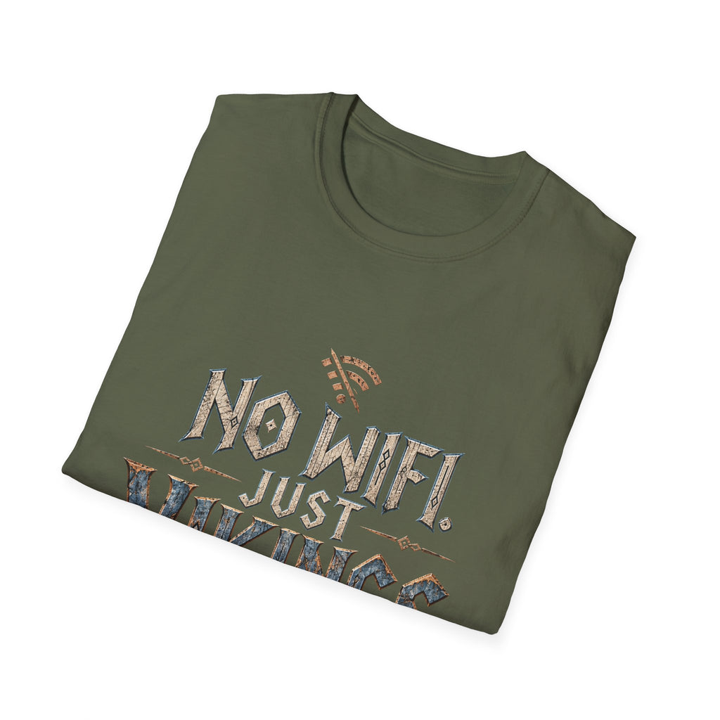 No WiFi Just Vikings T-Shirt