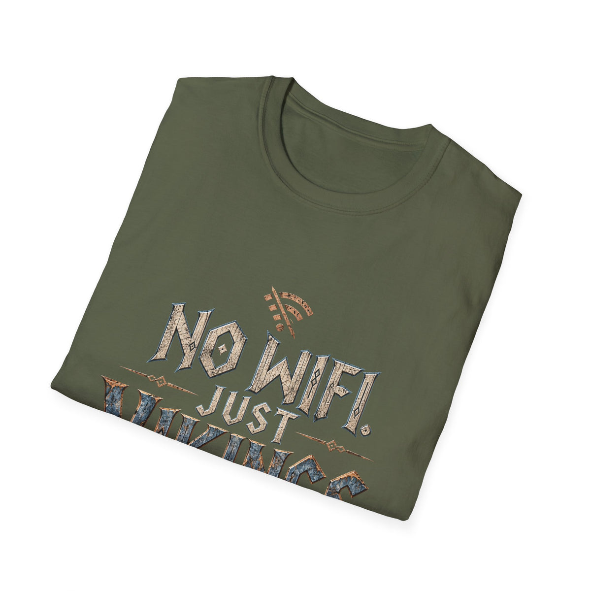 No WiFi Just Vikings T-Shirt