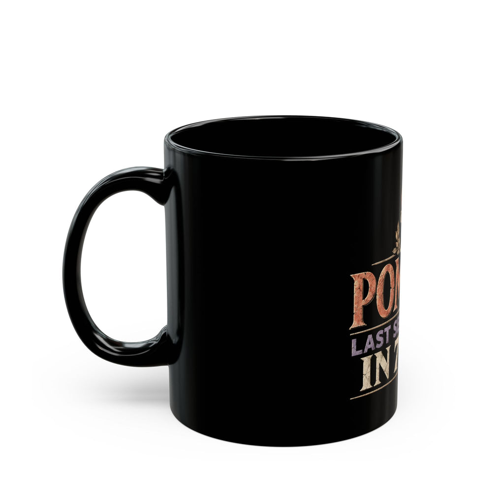Pompeii Last Seen Online in 79 AD Black Mug