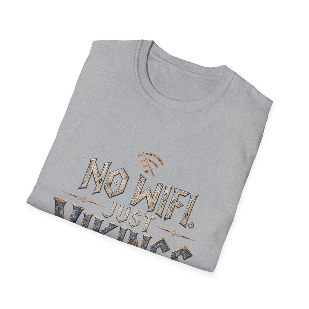 No WiFi Just Vikings T-Shirt