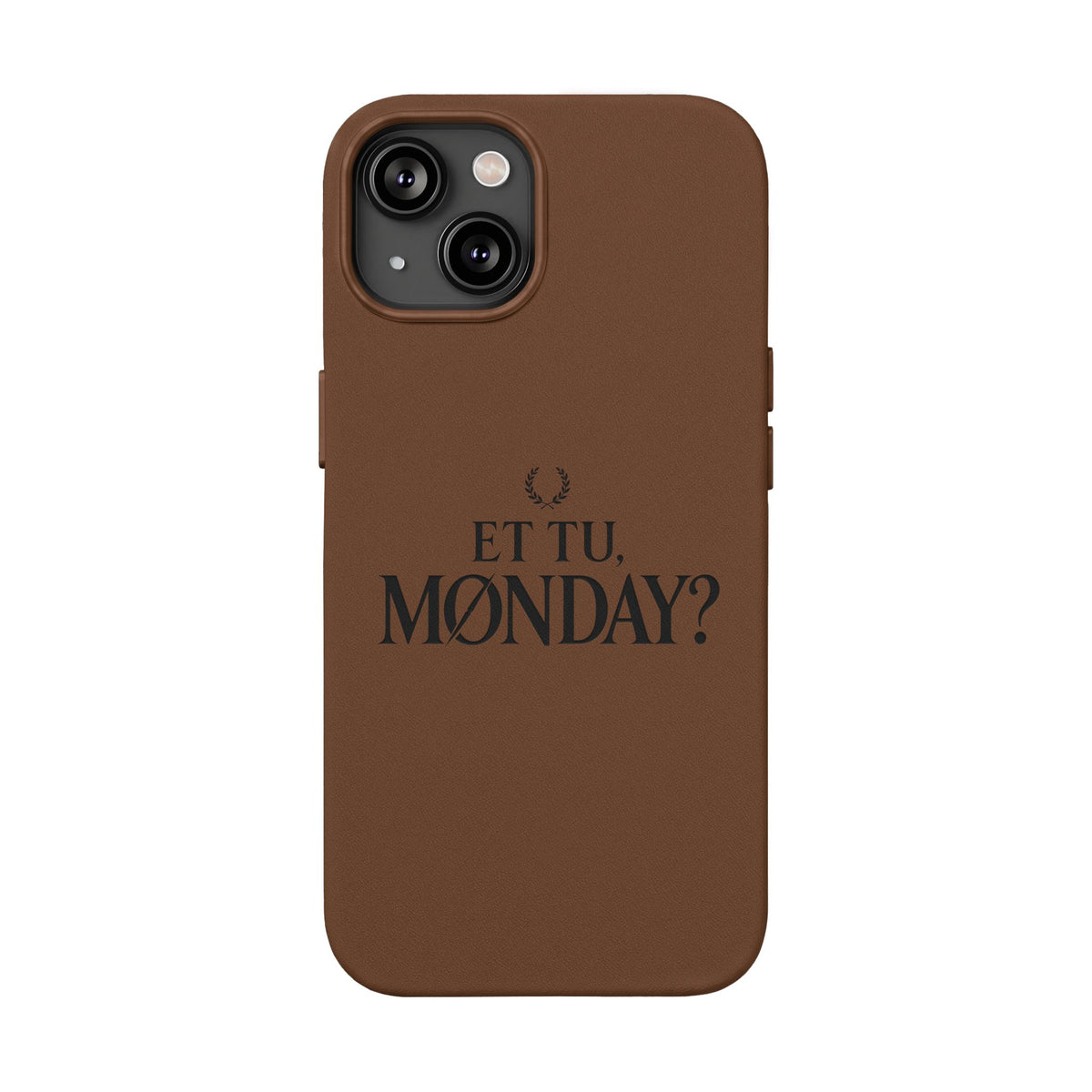 Personalized Engraved PU Leather Phone Case