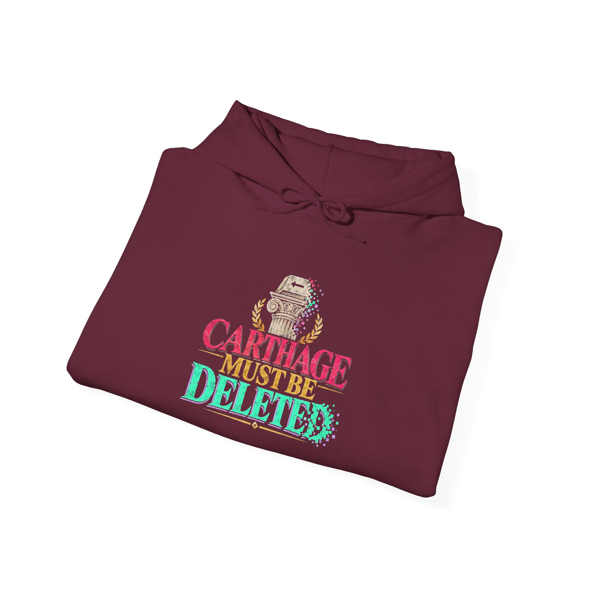 Carthage Must Be Deleted Graphic Hoodie