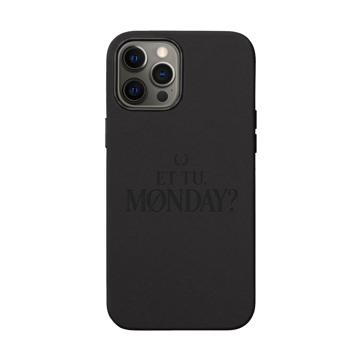 Personalized Engraved PU Leather Phone Case