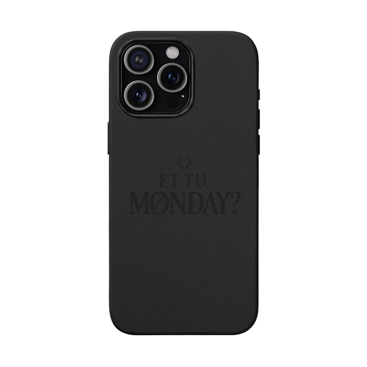 Personalized Engraved PU Leather Phone Case