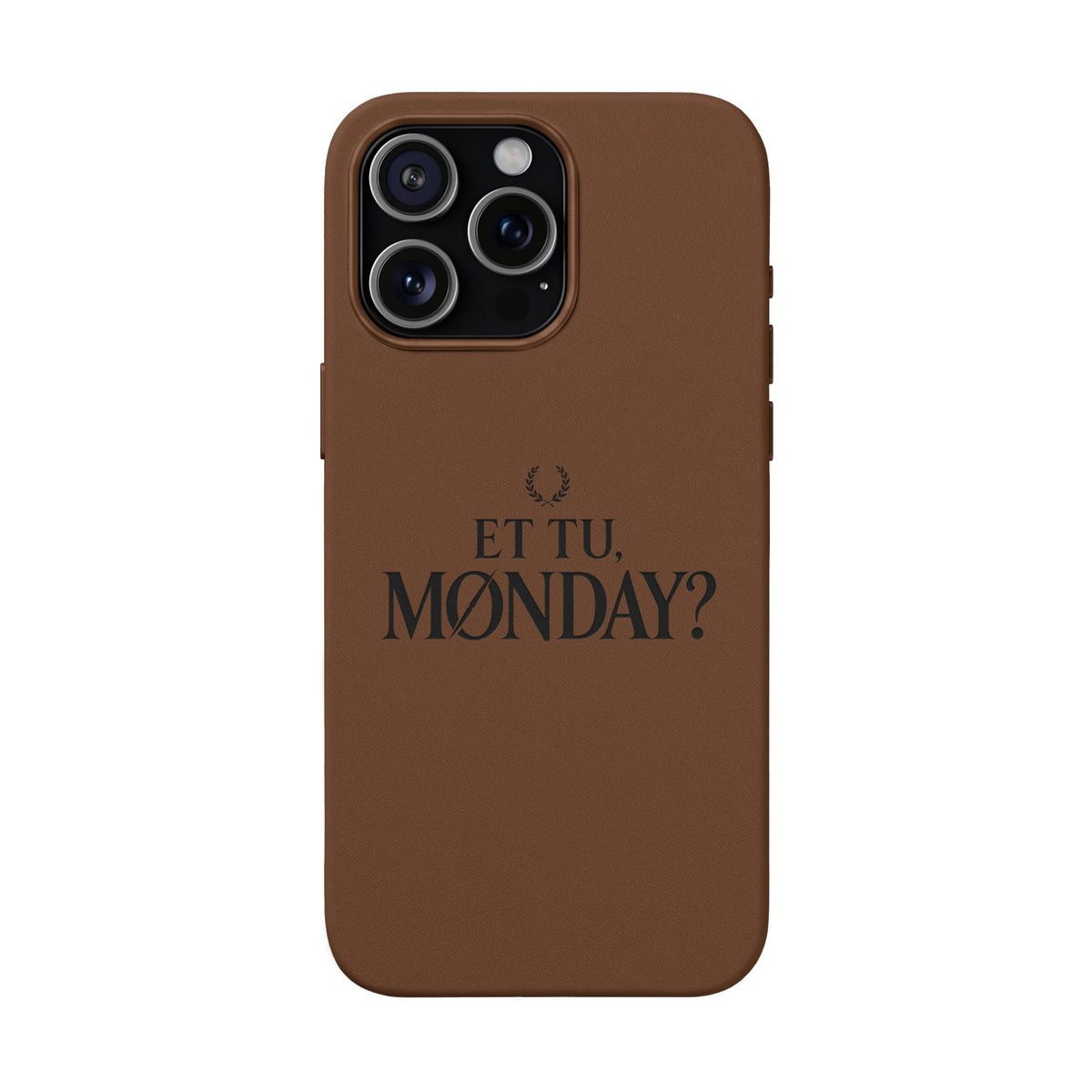 Personalized Engraved PU Leather Phone Case