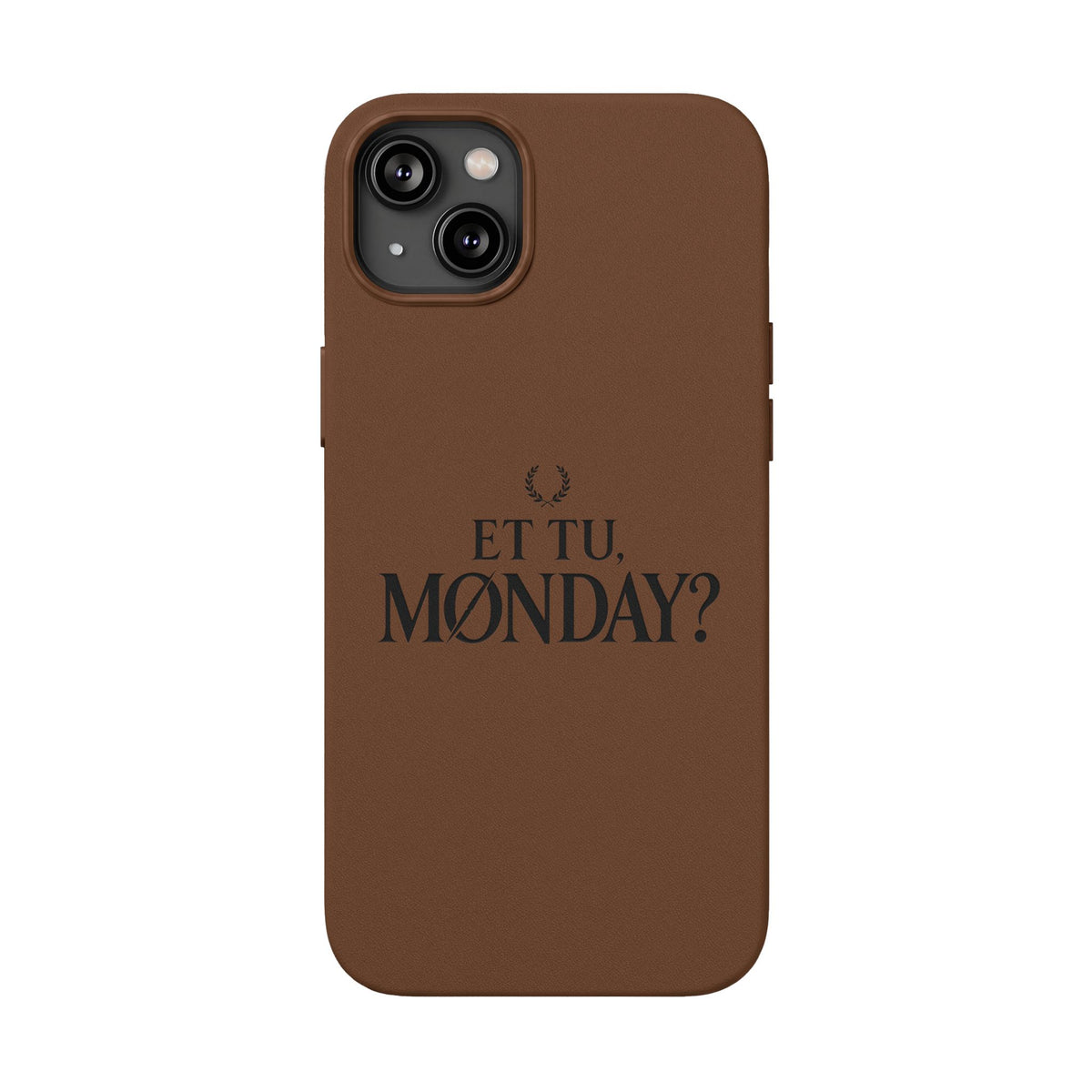 Personalized Engraved PU Leather Phone Case