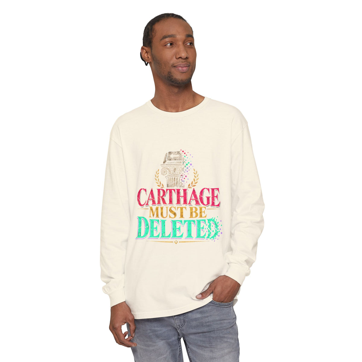 Carthage Must Be Deleted Long Sleeve T-Shirt