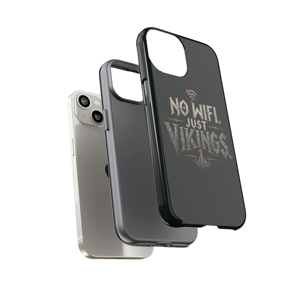 No Wifi Just Vikings Phone Case