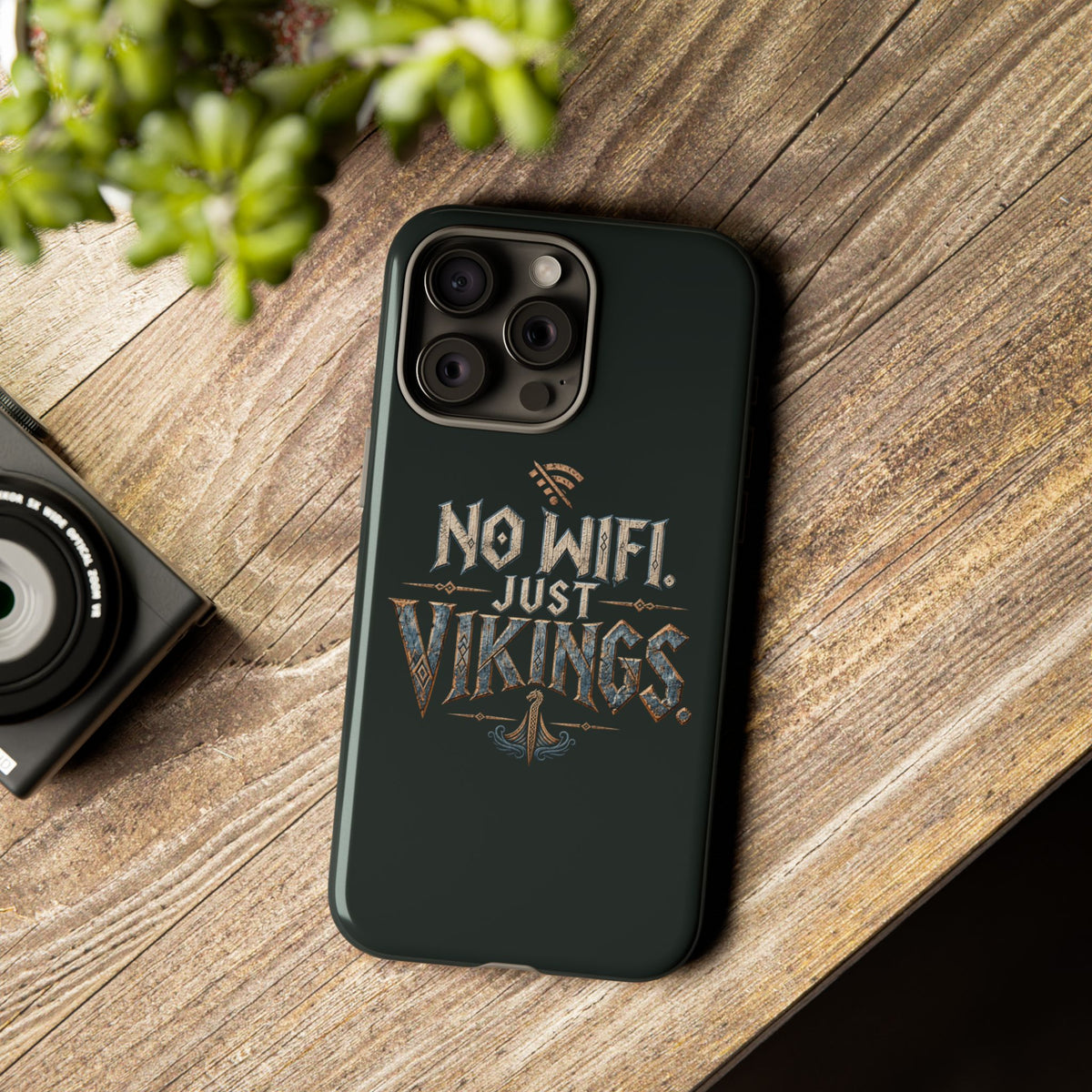 No Wifi Just Vikings Phone Case