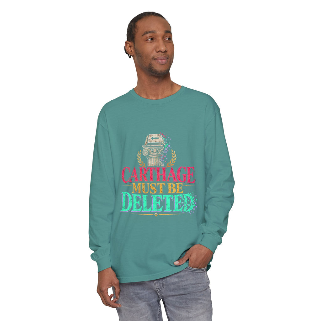 Carthage Must Be Deleted Long Sleeve T-Shirt