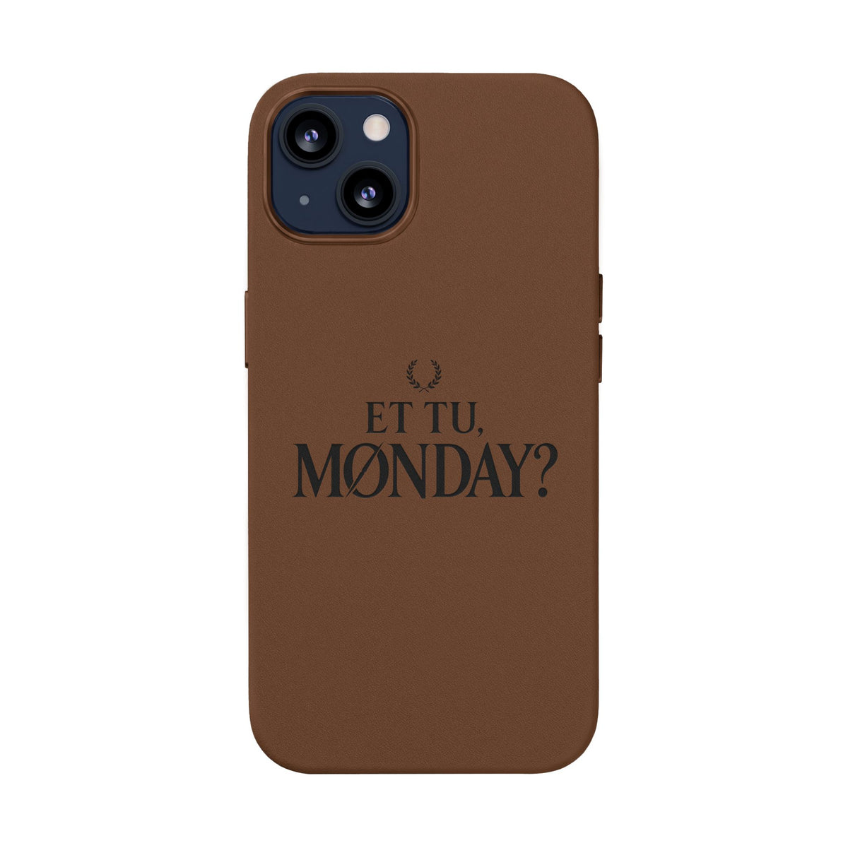 Personalized Engraved PU Leather Phone Case
