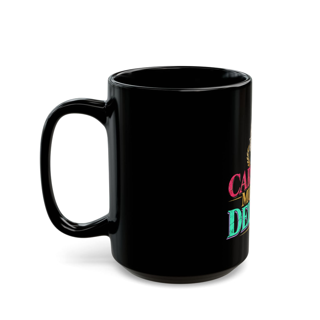 Carthage Must Be Deleted Black Mug