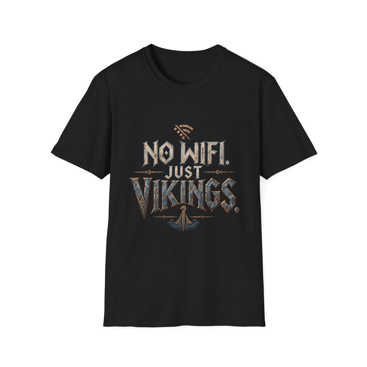 No WiFi Just Vikings T-Shirt