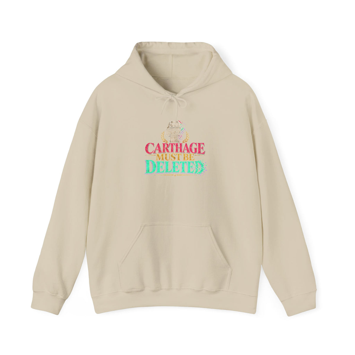 Carthage Must Be Deleted Graphic Hoodie