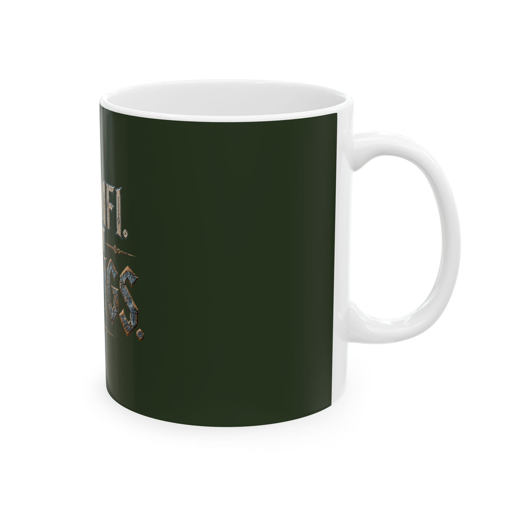 No Wifi Just Vikings Ceramic Mug