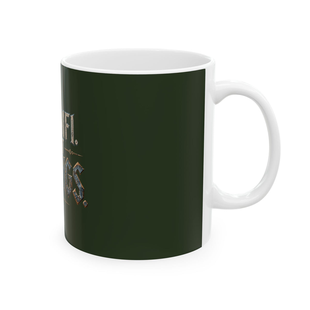 No Wifi Just Vikings Ceramic Mug
