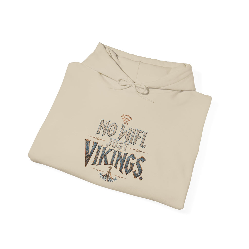 No Wifi Just Vikings Hoodie