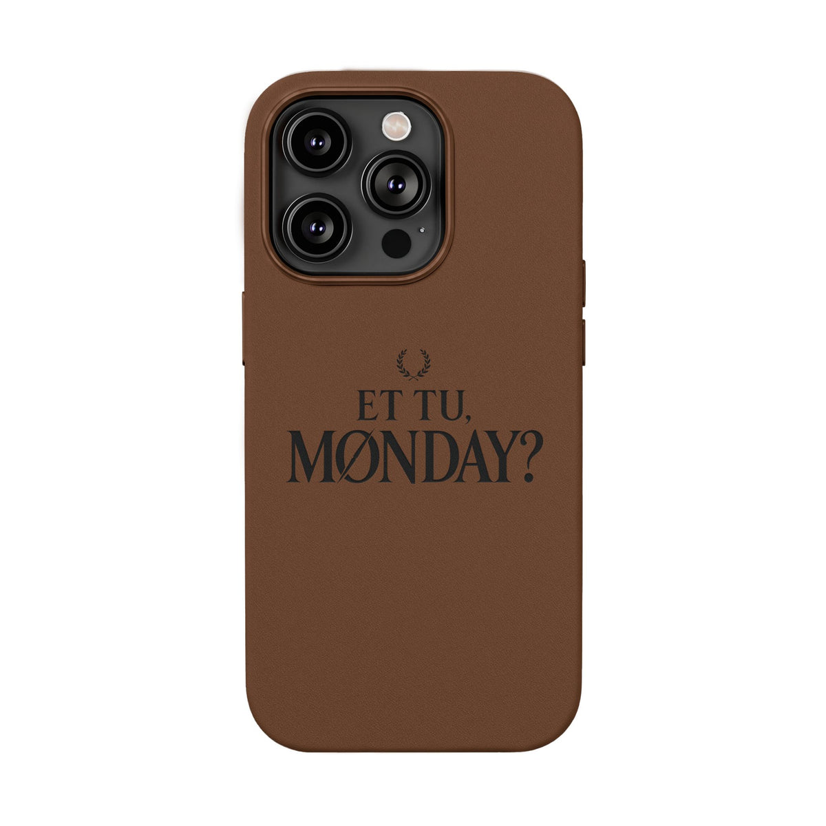 Personalized Engraved PU Leather Phone Case