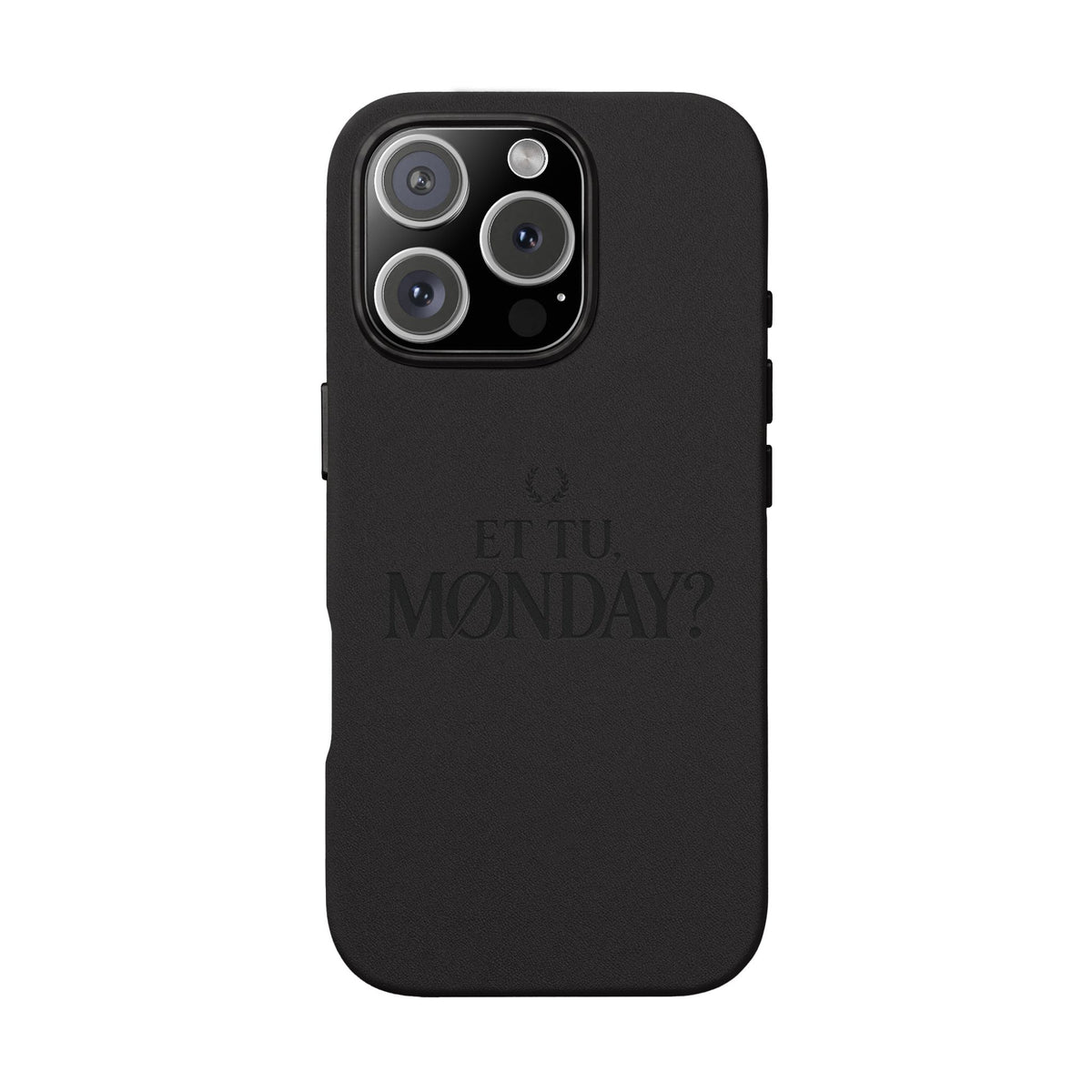 Personalized Engraved PU Leather Phone Case