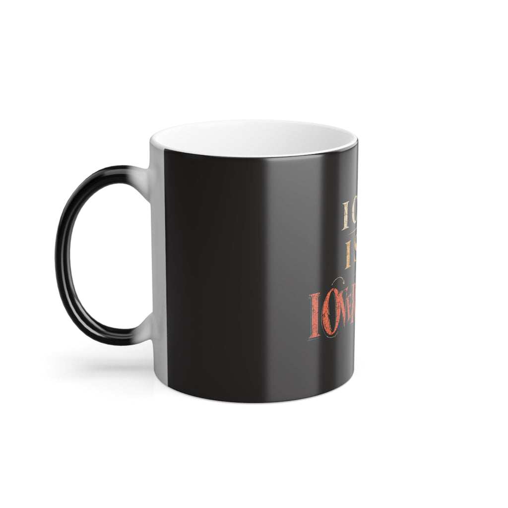 I Came. I Saw. I Overthought. Color-Changing Mug
