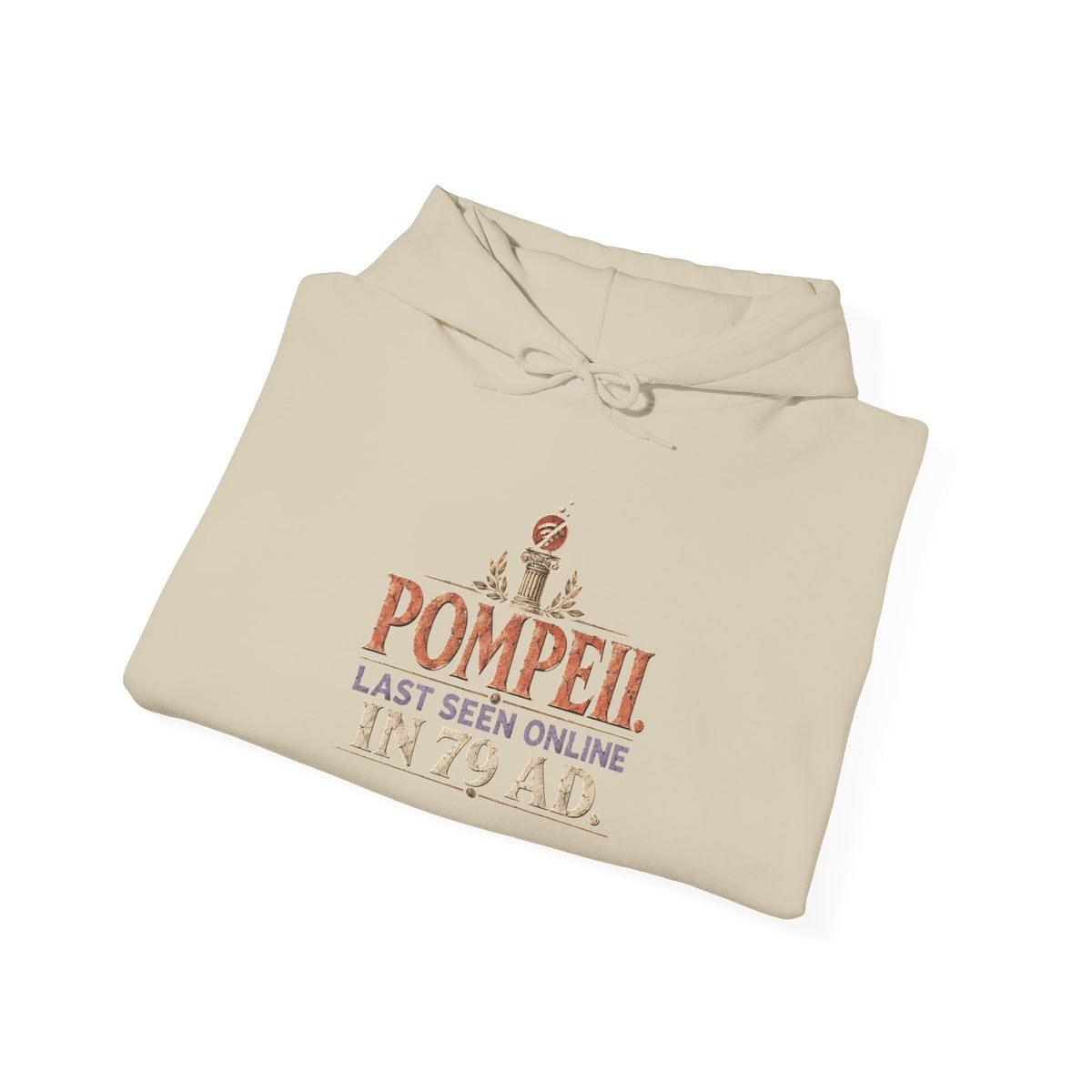 Pompeii Last Seen Online in 79 AD History Hoodie