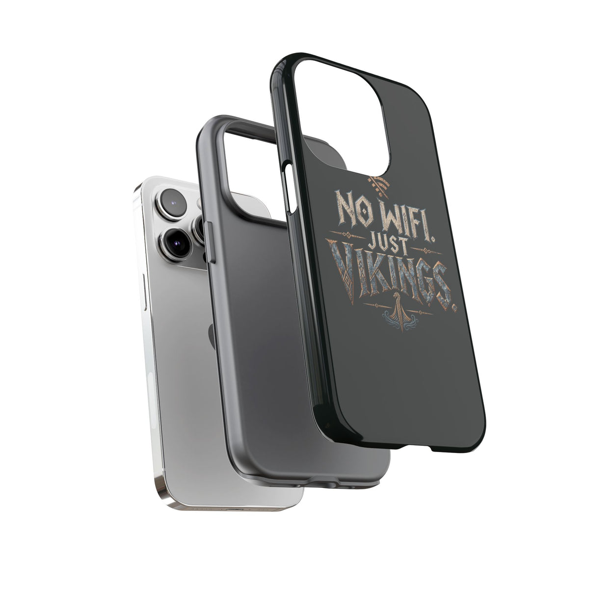 No Wifi Just Vikings Phone Case