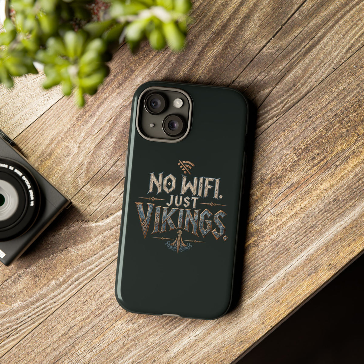 No Wifi Just Vikings Phone Case