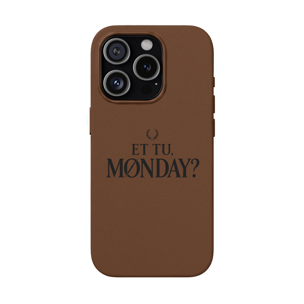 Personalized Engraved PU Leather Phone Case