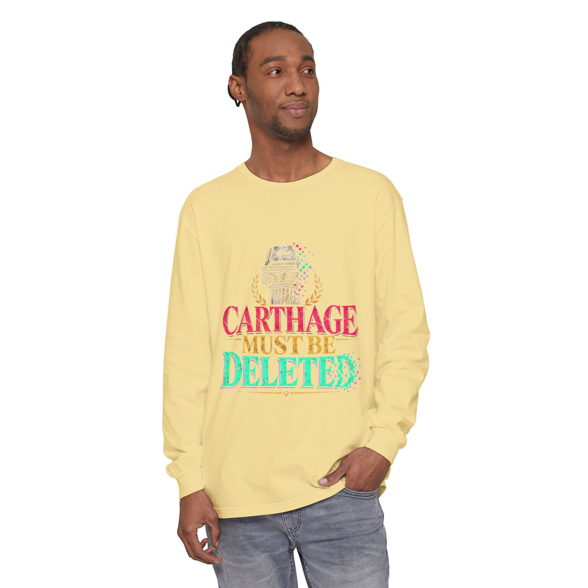 Carthage Must Be Deleted Long Sleeve T-Shirt
